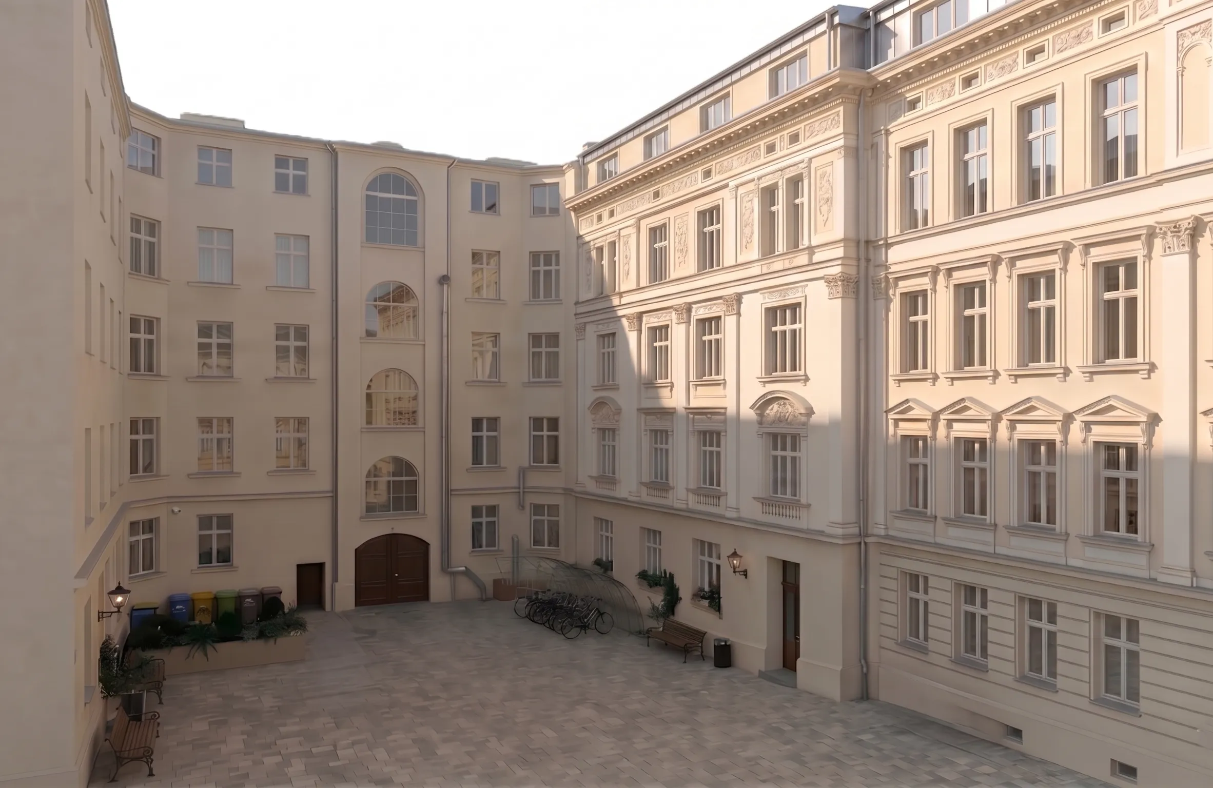Piekary 9 - Widok Dziedziniec